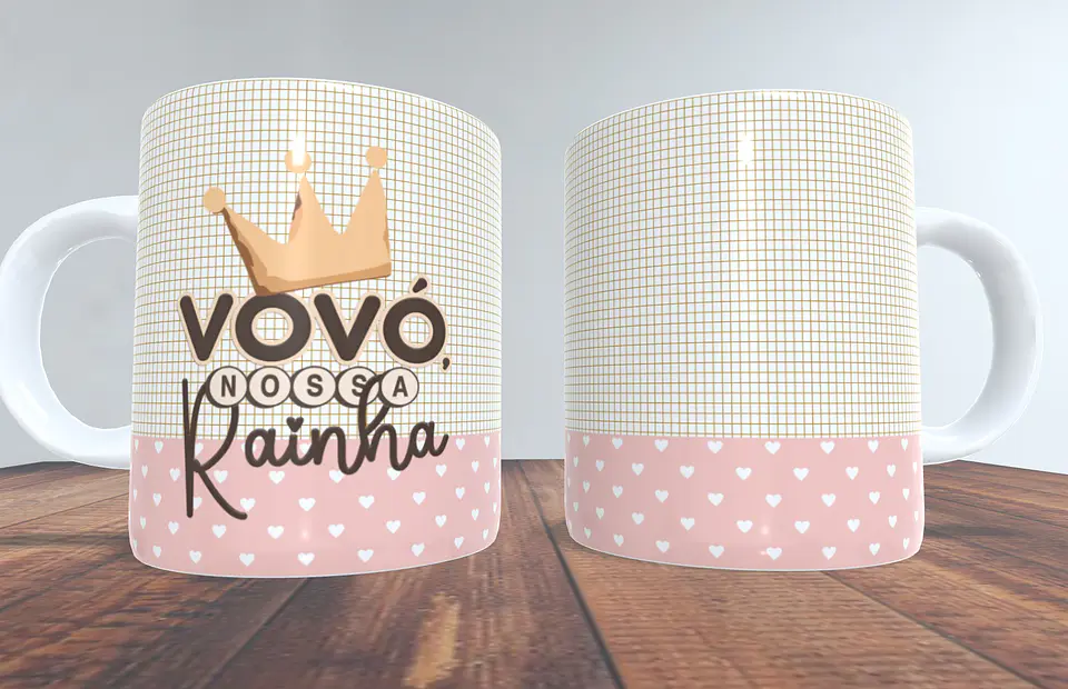 Taza con la corona de los abuelos 1
