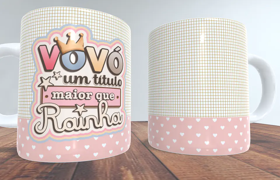 Taza con la corona de los abuelos 2