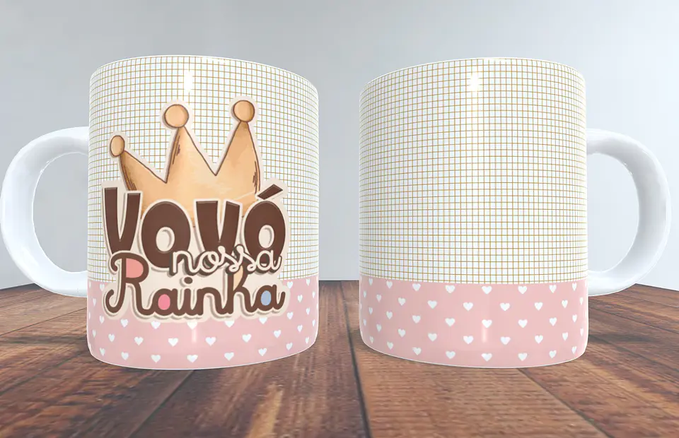 Taza con la corona de los abuelos 6