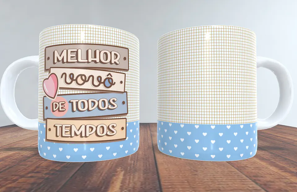 Taza con la corona de los abuelos 8