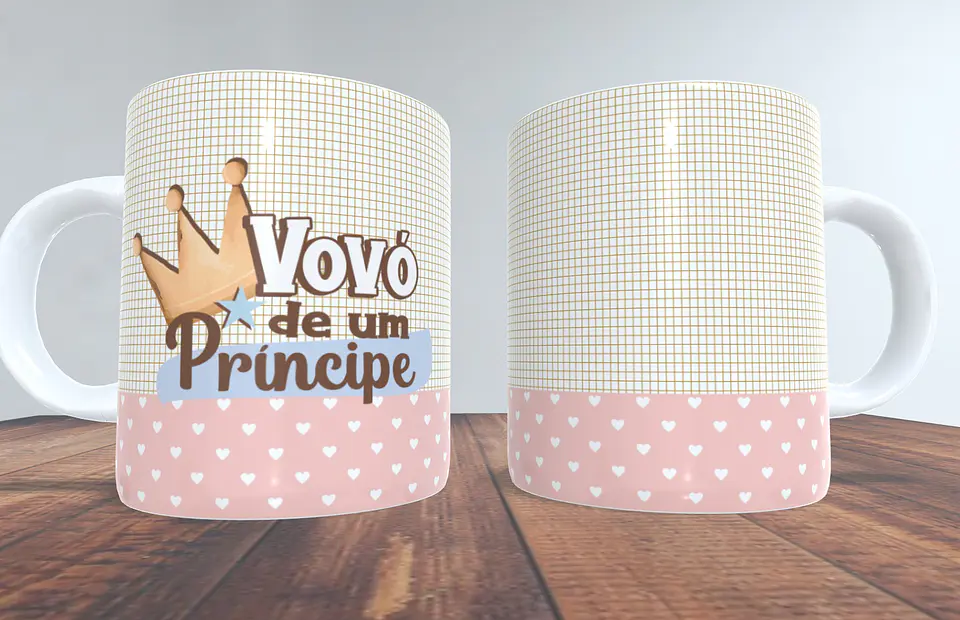 Taza con la corona de los abuelos 14