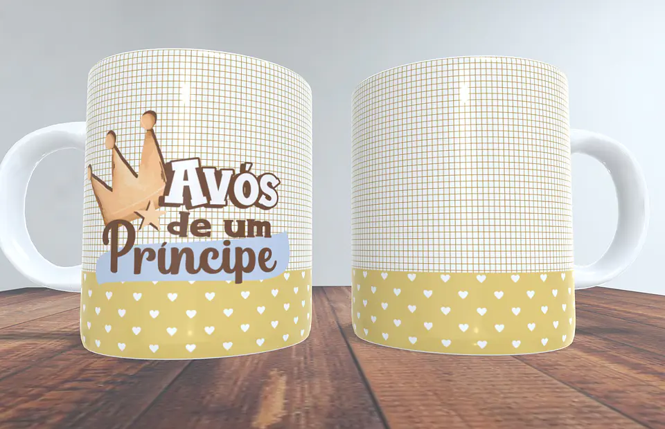 Taza con la corona de los abuelos 16