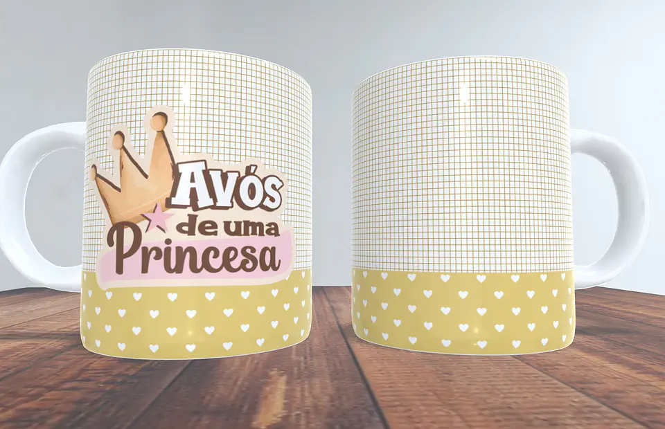 Taza con la corona de los abuelos 17