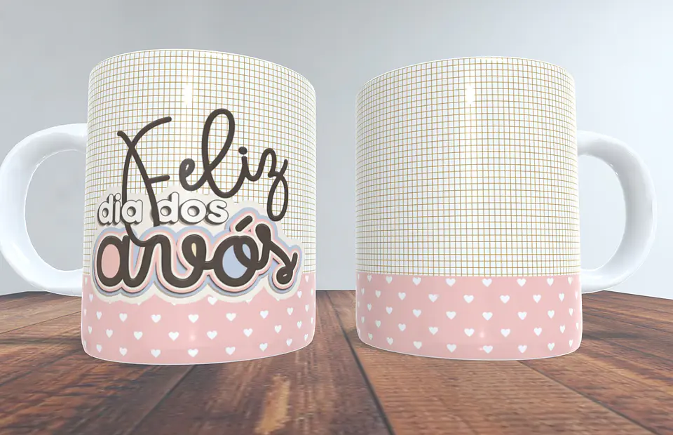 Taza con la corona de los abuelos 18