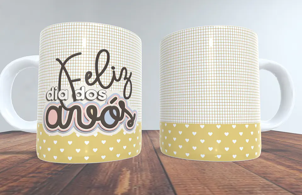Taza con la corona de los abuelos 19