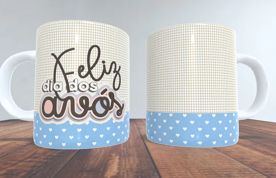 Taza con la corona de los abuelos 20