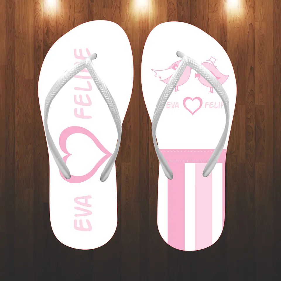 Chinelos Personalizados Para Casamento 5