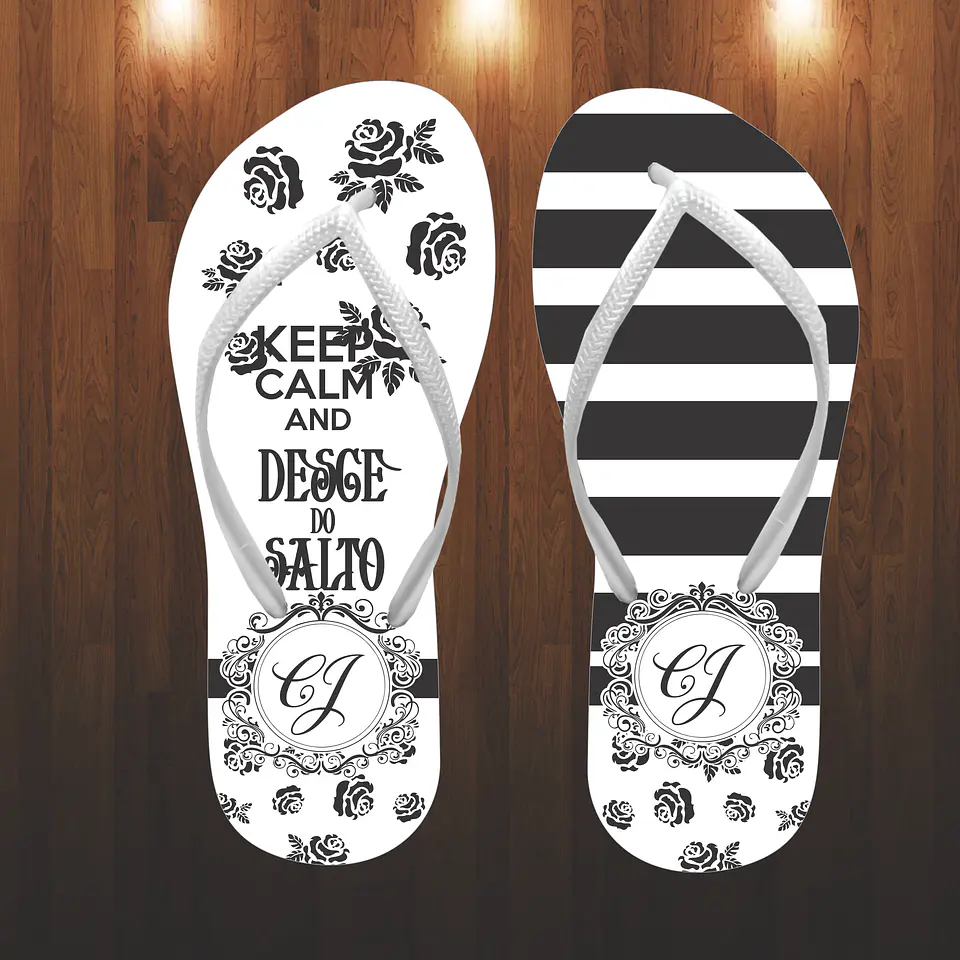 Chinelos Personalizados Para Casamento 7