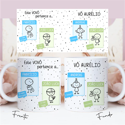 Canecas personalizadas Meus Netinhos
