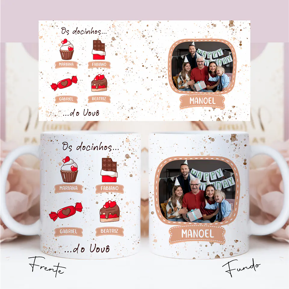 Canecas personalizadas Meus Netinhos 2
