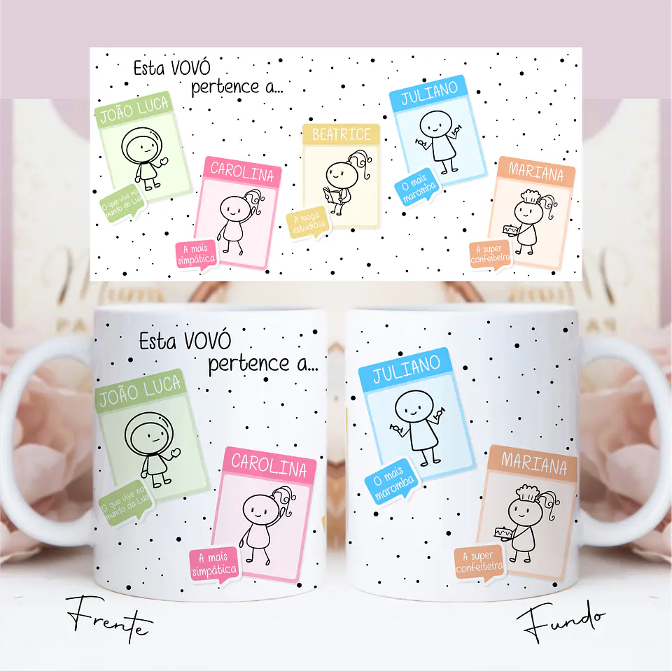 Canecas personalizadas Meus Netinhos 21