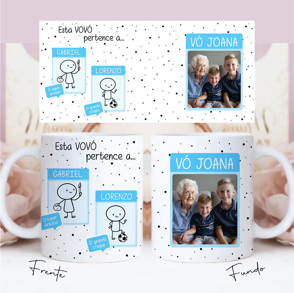 Canecas personalizadas Meus Netinhos 22