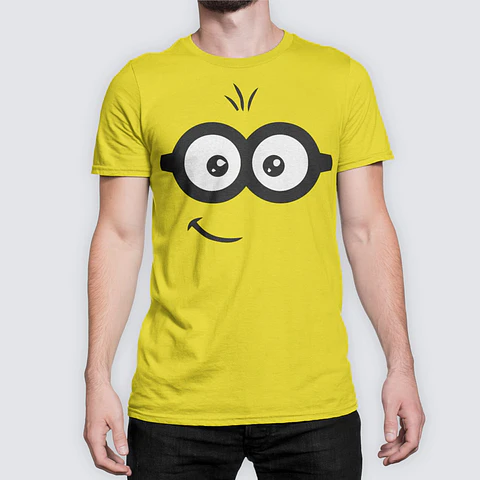 Camiseta con cara de Minions