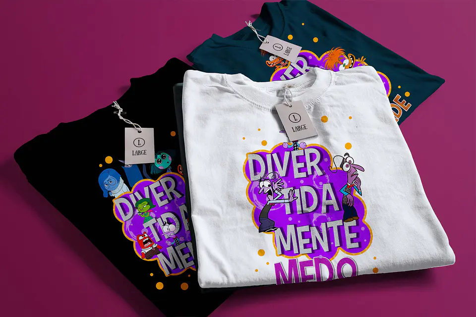 T-shirt Divertidamente Roxo 3