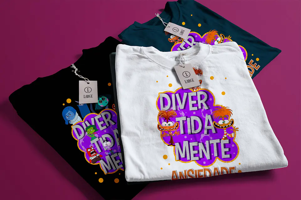 T-shirt Divertidamente Roxo 6