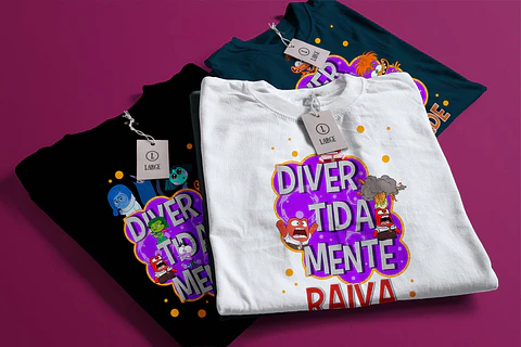 Camiseta morada de Inside Out