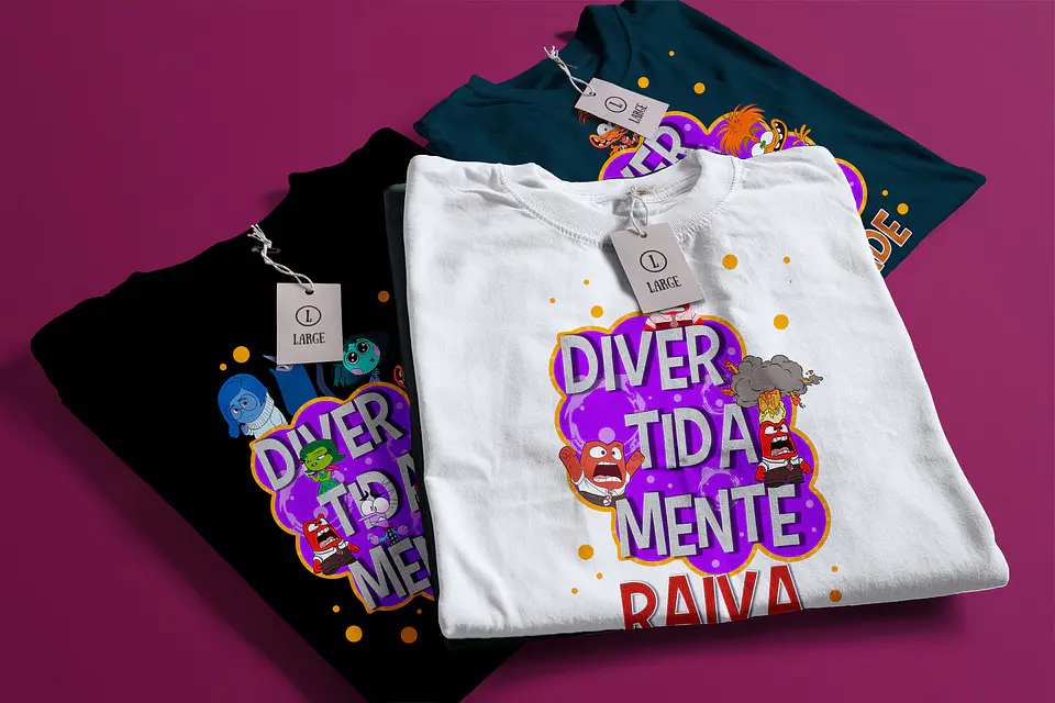 T-shirt Divertidamente Roxo 1