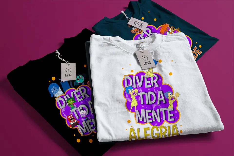 T-shirt Divertidamente Roxo 7