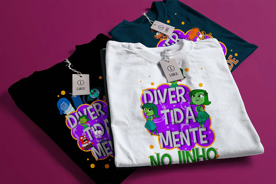 T-shirt Divertidamente Roxo 8