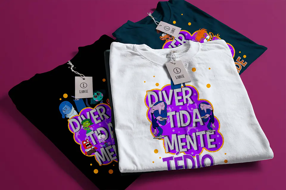 T-shirt Divertidamente Roxo 9