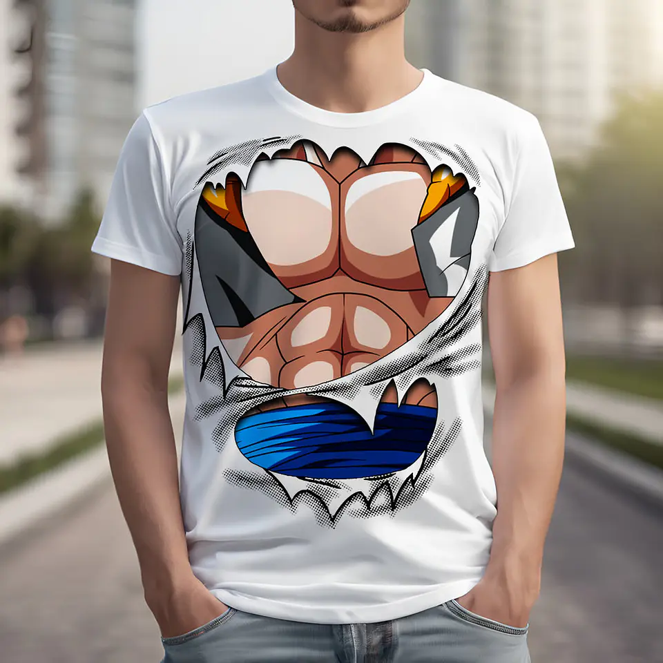 T-shirts Bragon Ball Trajes Personagens 5