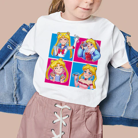 Camiseta de varios personajes