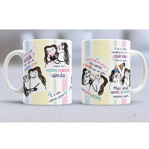 Caneca Flork Amigas 