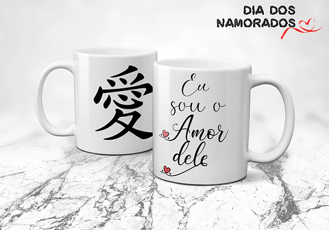 Canecas Namorados Clean