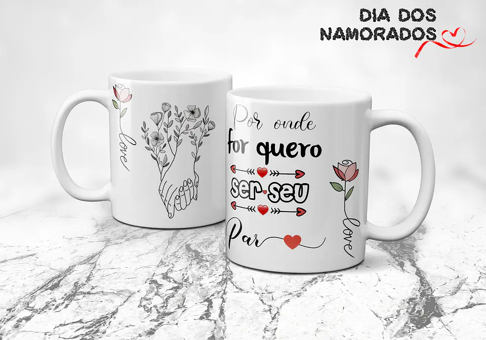 Canecas Namorados Clean 5
