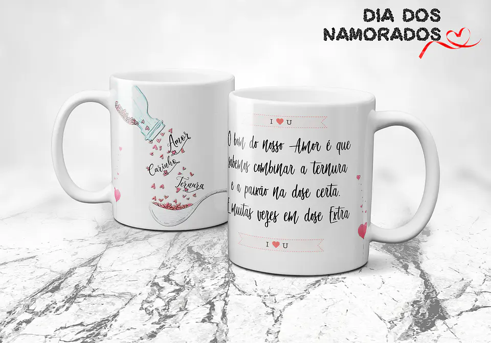 Canecas Namorados Clean 9
