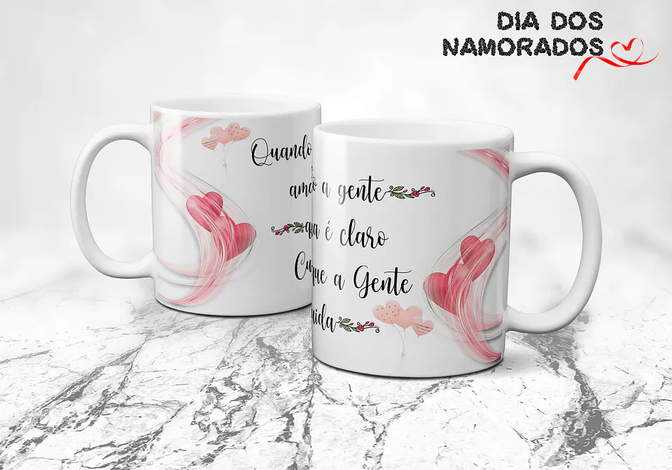 Canecas Namorados Clean 12