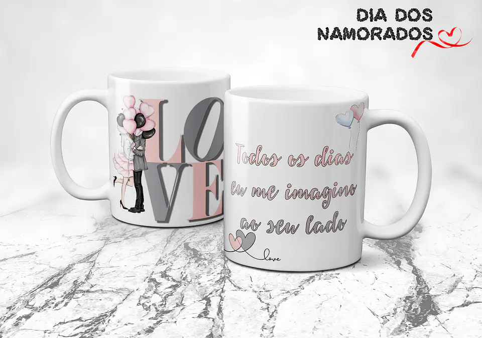 Canecas Namorados Clean 16