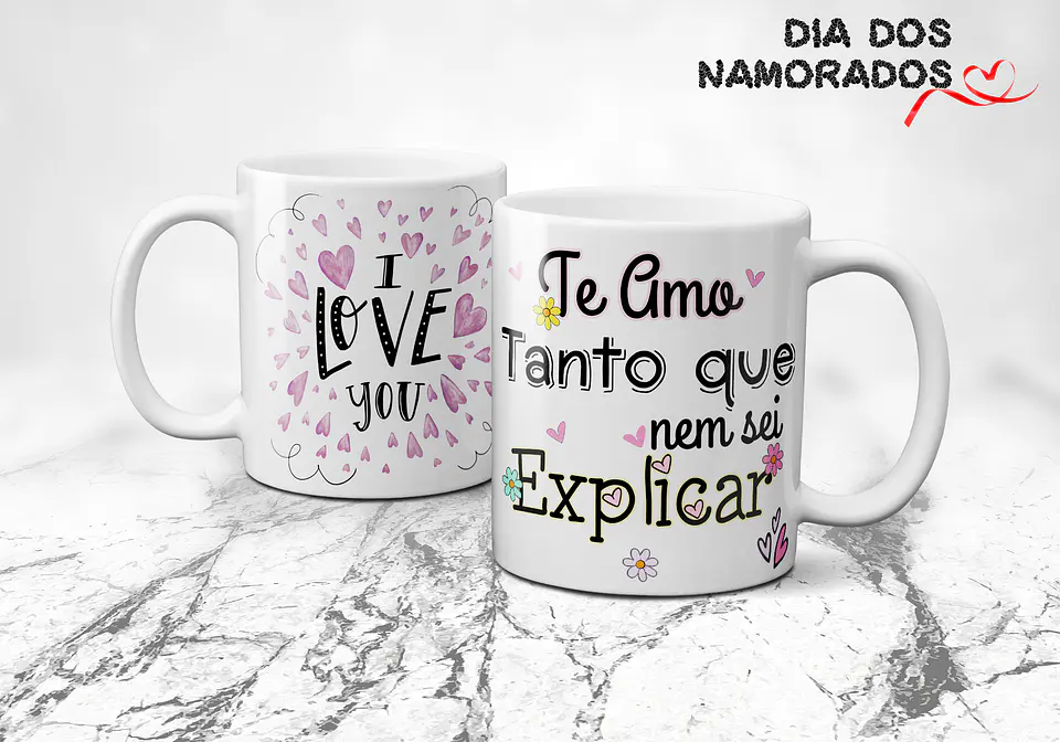 Canecas Namorados Clean 17