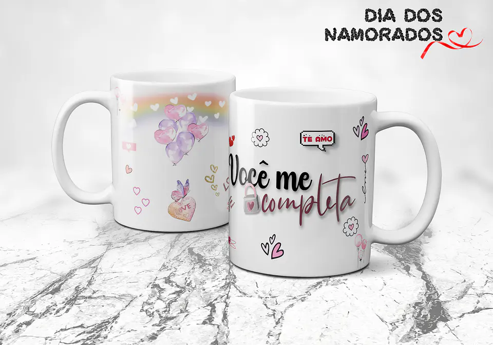 Canecas Namorados Clean 20