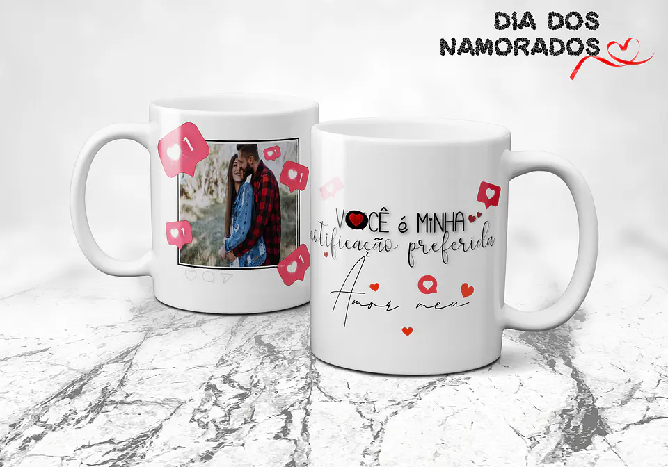 Canecas Namorados Clean 21
