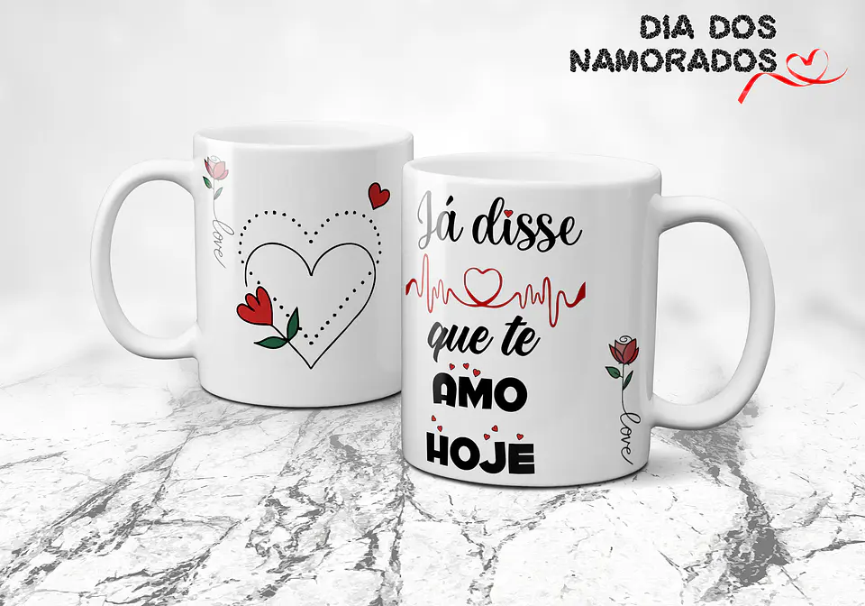 Canecas Namorados Clean 24