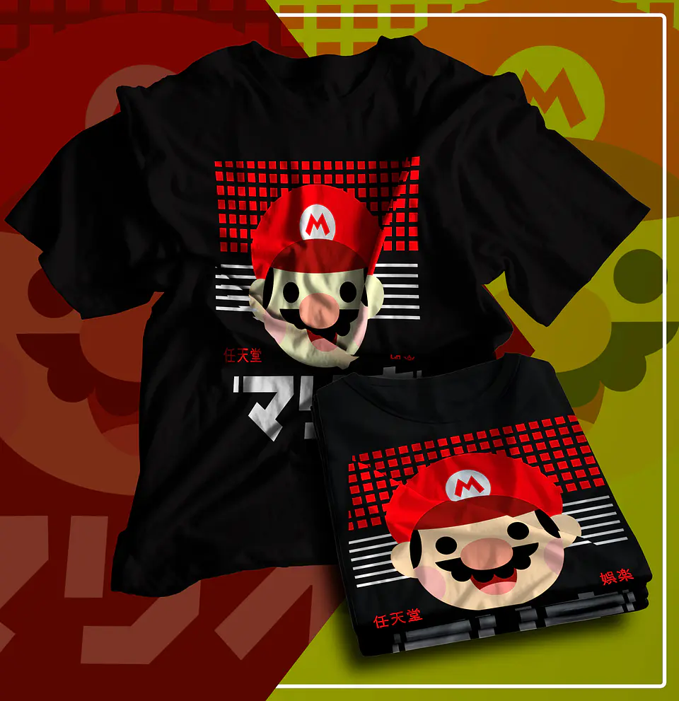 T-shirt Super Mario Bross 4