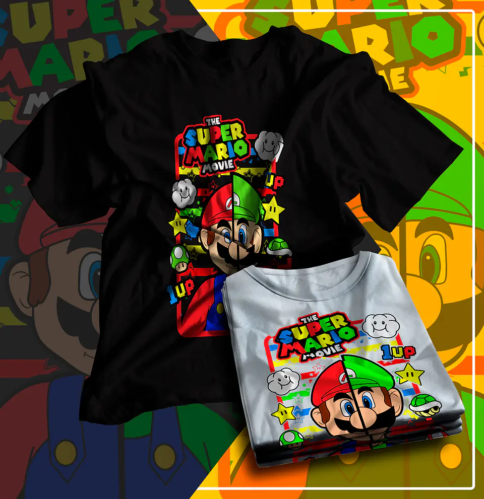 T-shirt Super Mario Bross 7