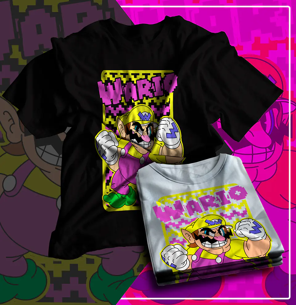 T-shirt Super Mario Bross 8