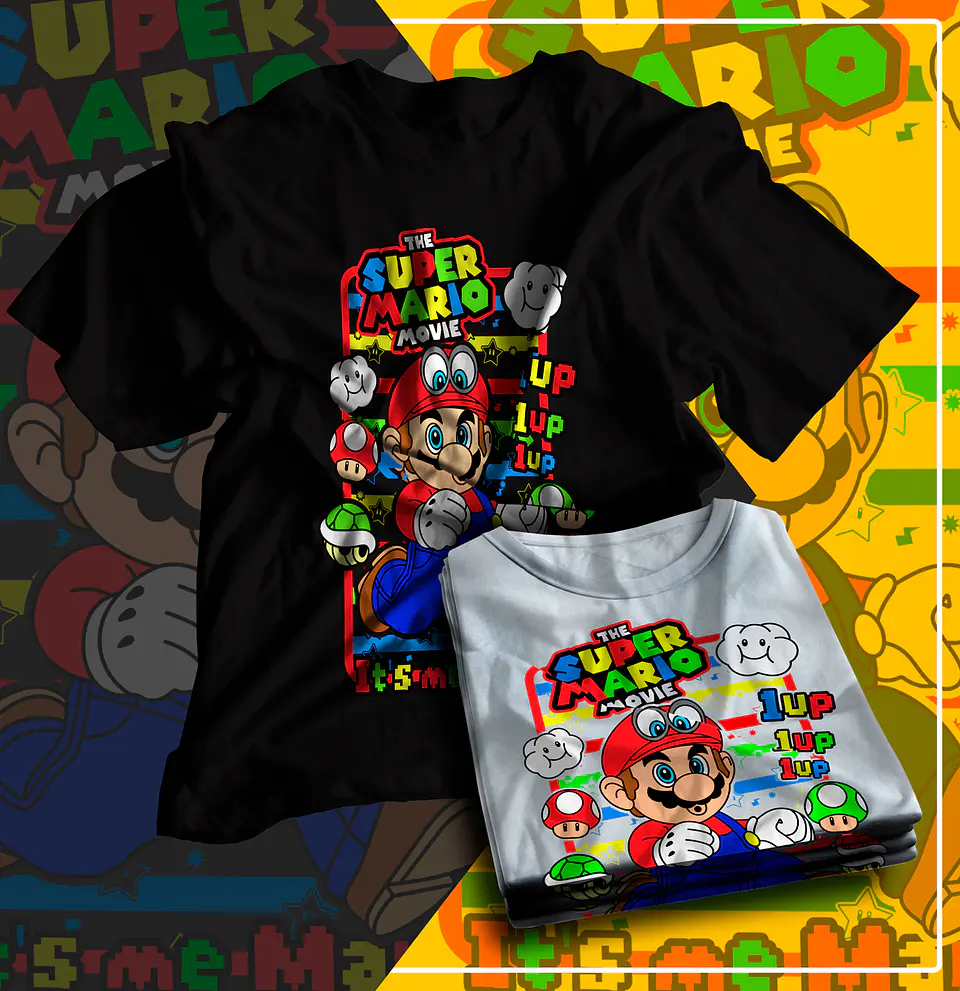 T-shirt Super Mario Bross 9