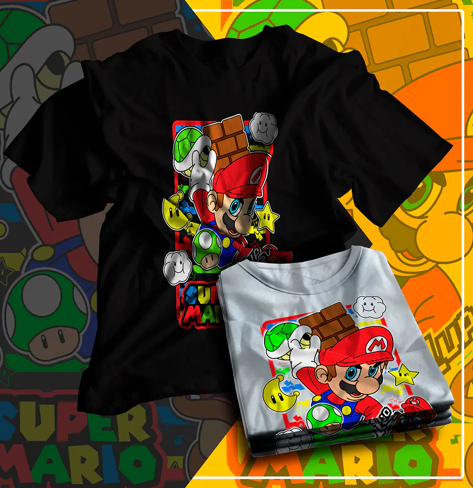 T-shirt Super Mario Bross 10
