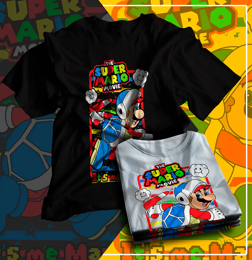 T-shirt Super Mario Bross 15