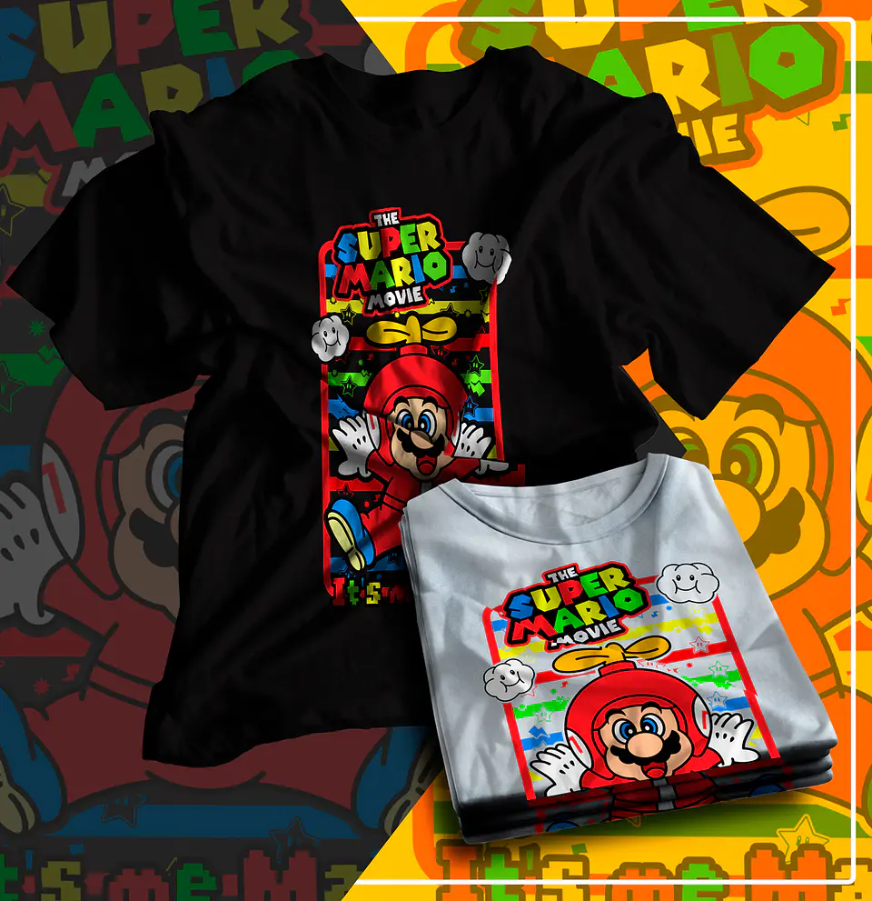 T-shirt Super Mario Bross 16