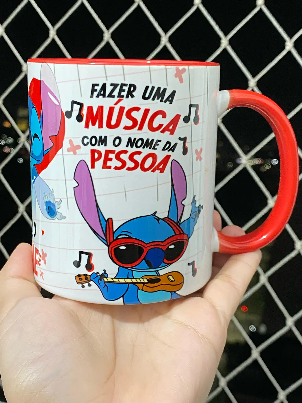 Caneca Stitch Namorado Lista de coisas para não fazer quando namorar 2