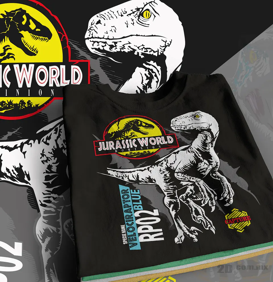 T-shirt Jurassic Park Jurassic World 4