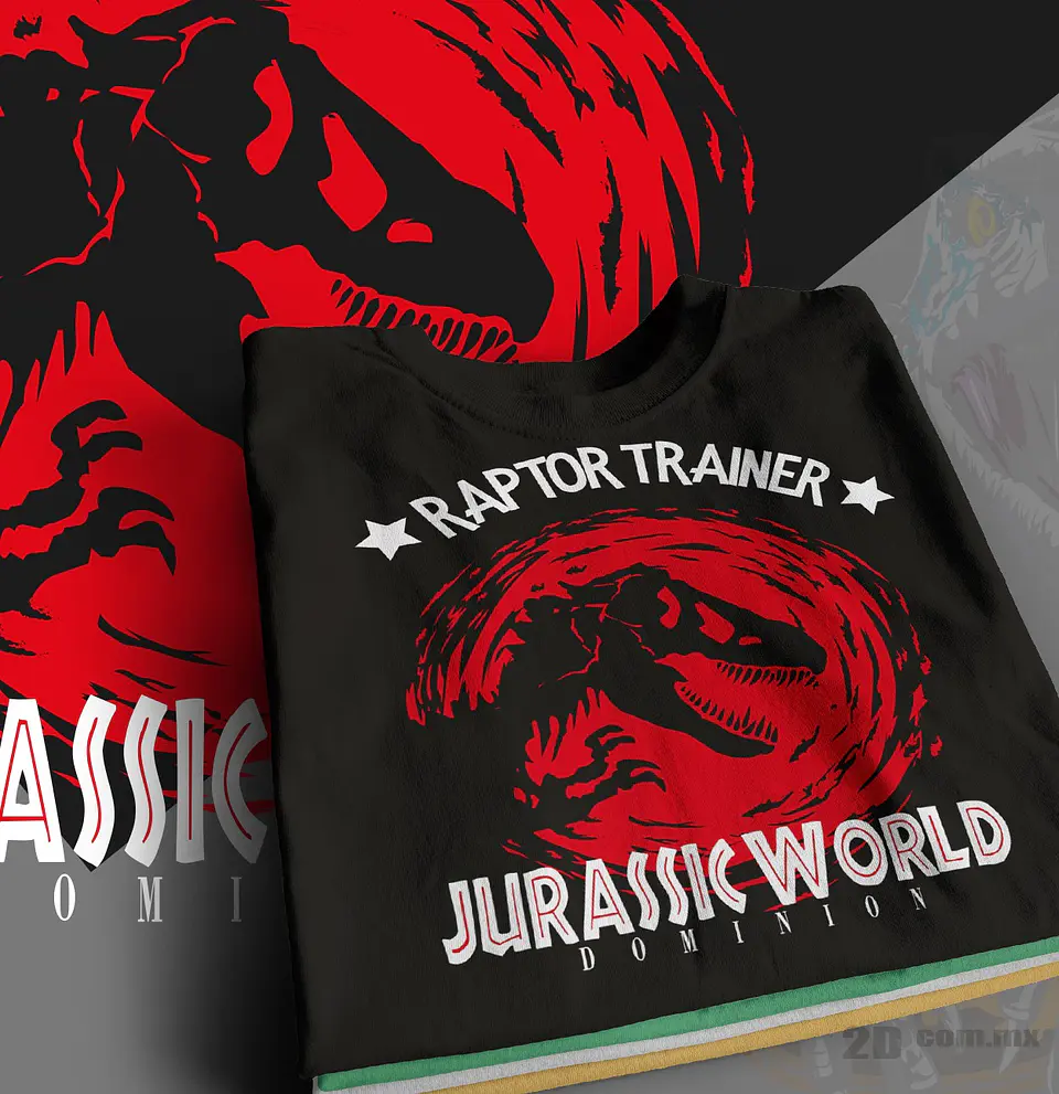 T-shirt Jurassic Park Jurassic World 9