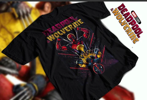 Camiseta Deadpool y Wolverine: ¿Héroes en unidad o confrontación? Colección 02