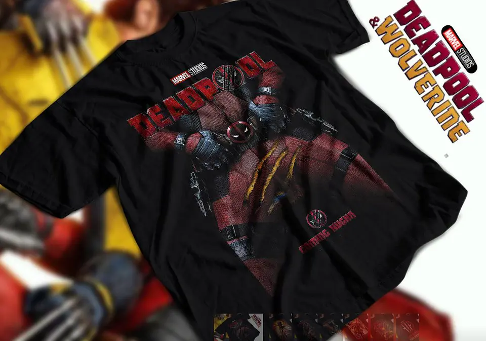 T-Shirt Deadpool e Wolverine: Heróis em União ou Confronto? Coleção 02 2