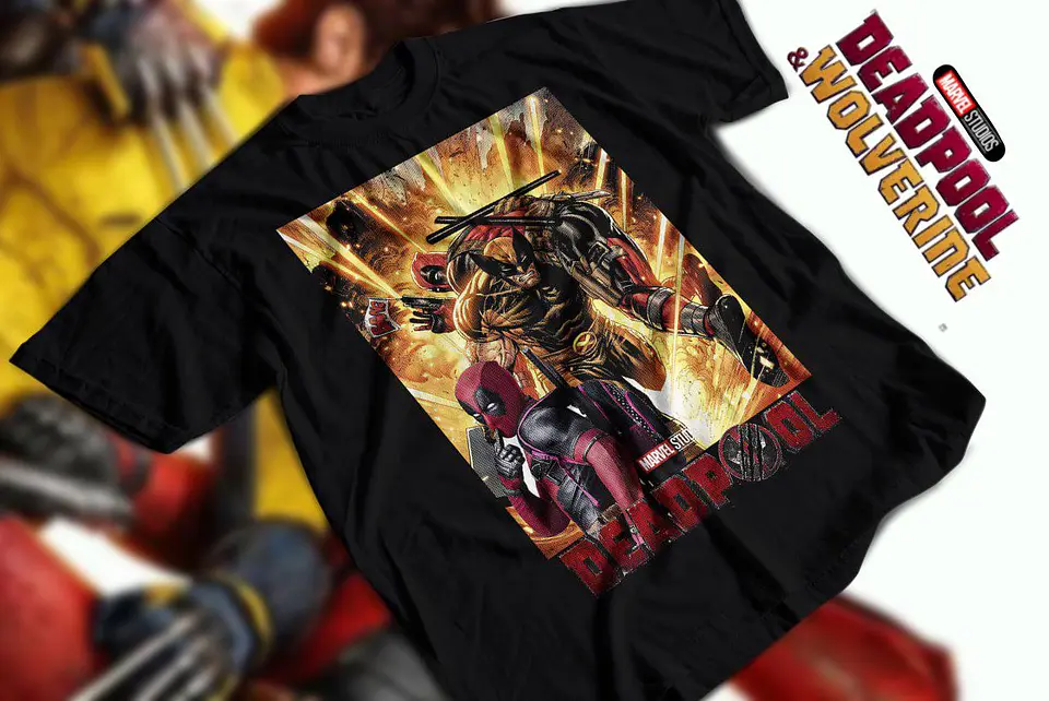 T-Shirt Deadpool e Wolverine: Heróis em União ou Confronto? Coleção 02 6
