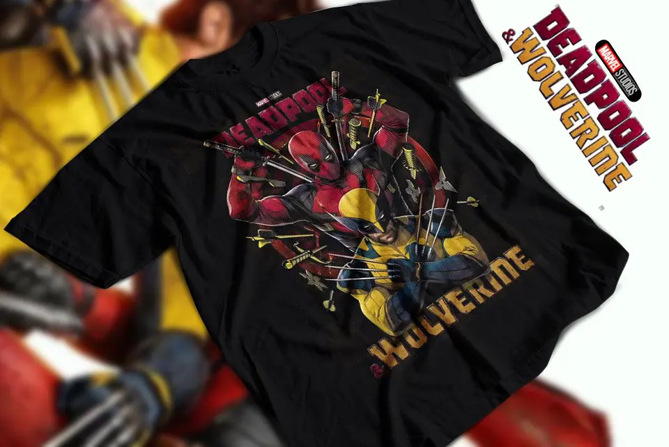 T-Shirt Deadpool e Wolverine: Heróis em União ou Confronto? Coleção 02 7
